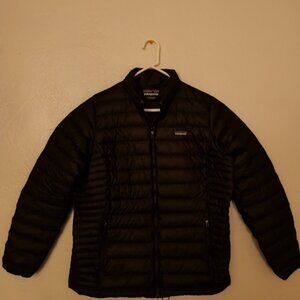Patagonia Quilted Coat, Lightweight, Black, Women's XL
